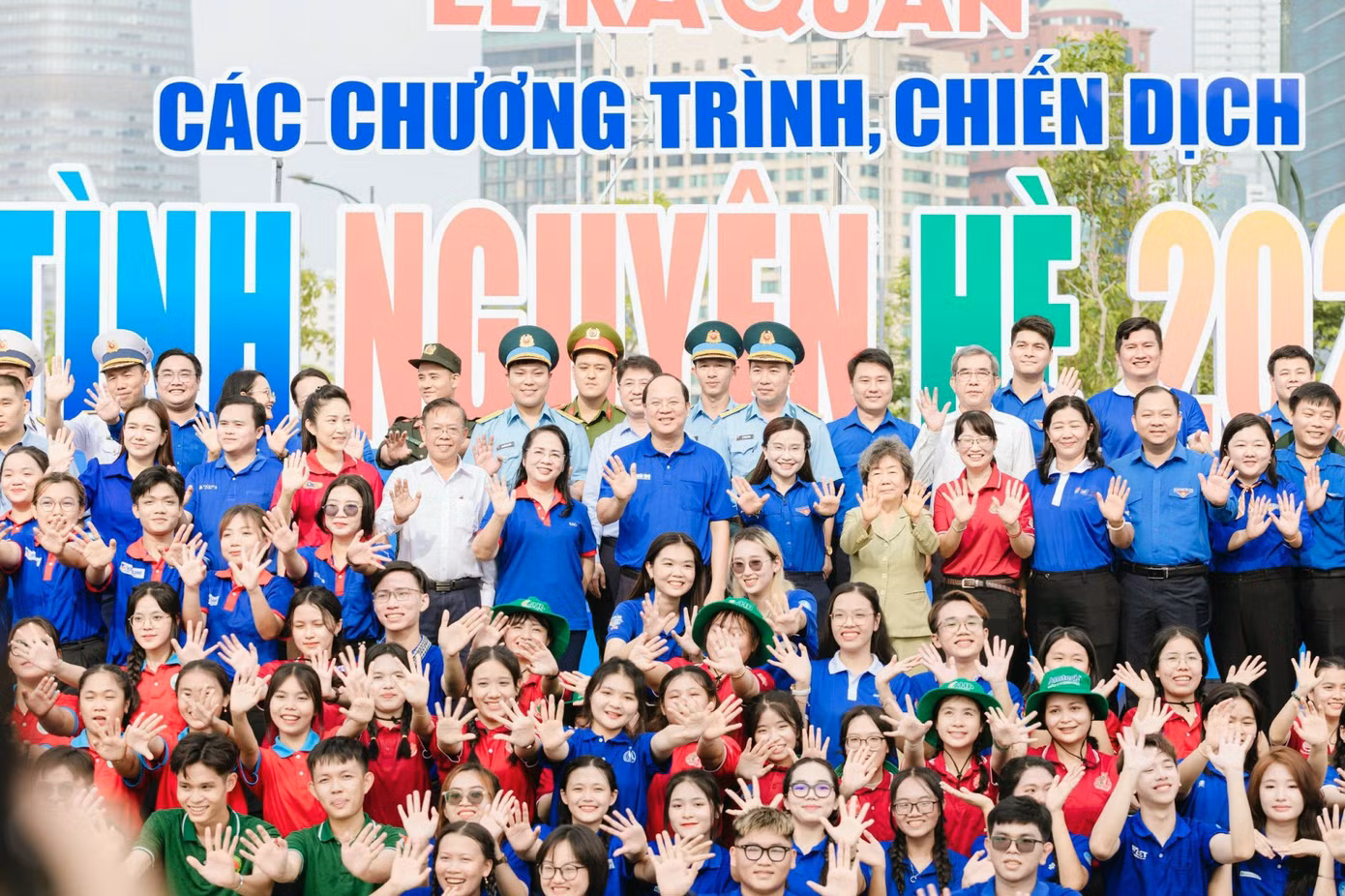 Lễ ra quân các chương trình, chiến dịch tình nguyện hè năm 2024. Ảnh: Thành Đoàn TP.HCM Lễ ra quân các chương trình, chiến dịch tình nguyện hè năm 2024. Ảnh: Thành Đoàn TP.HCM