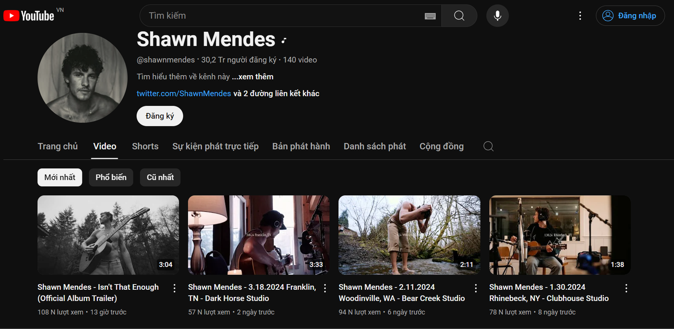 Shawn Mendes đăng tải hậu trường ghi âm cho album mới.