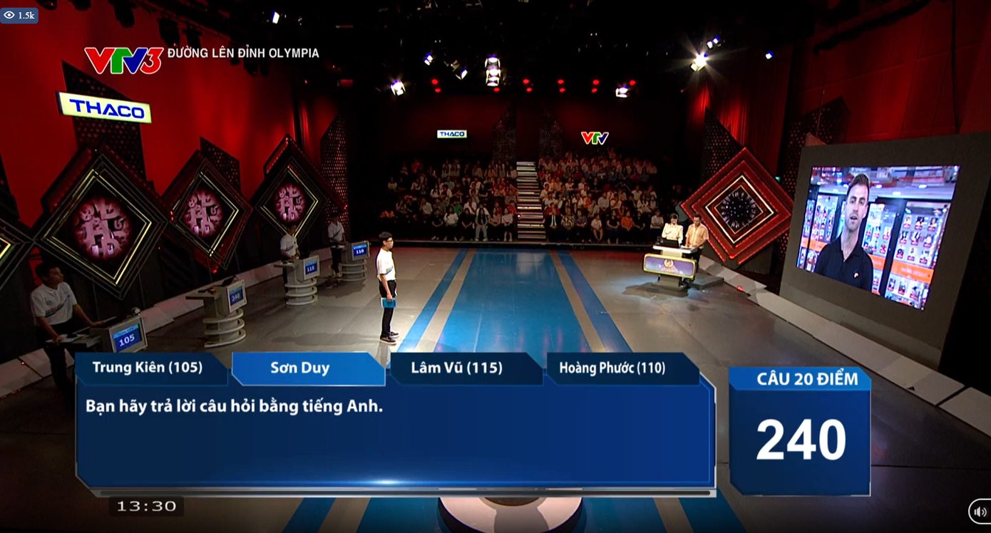 Sơn Duy xuất sắc ghi điểm với lượt thi Về đích của mình. Sơn Duy xuất sắc ghi điểm với lượt thi Về đích của mình.