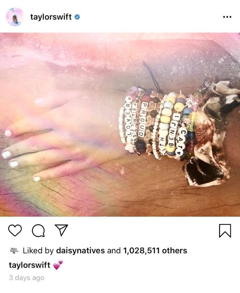 Bài viết của Taylor Swift từ năm 2019.