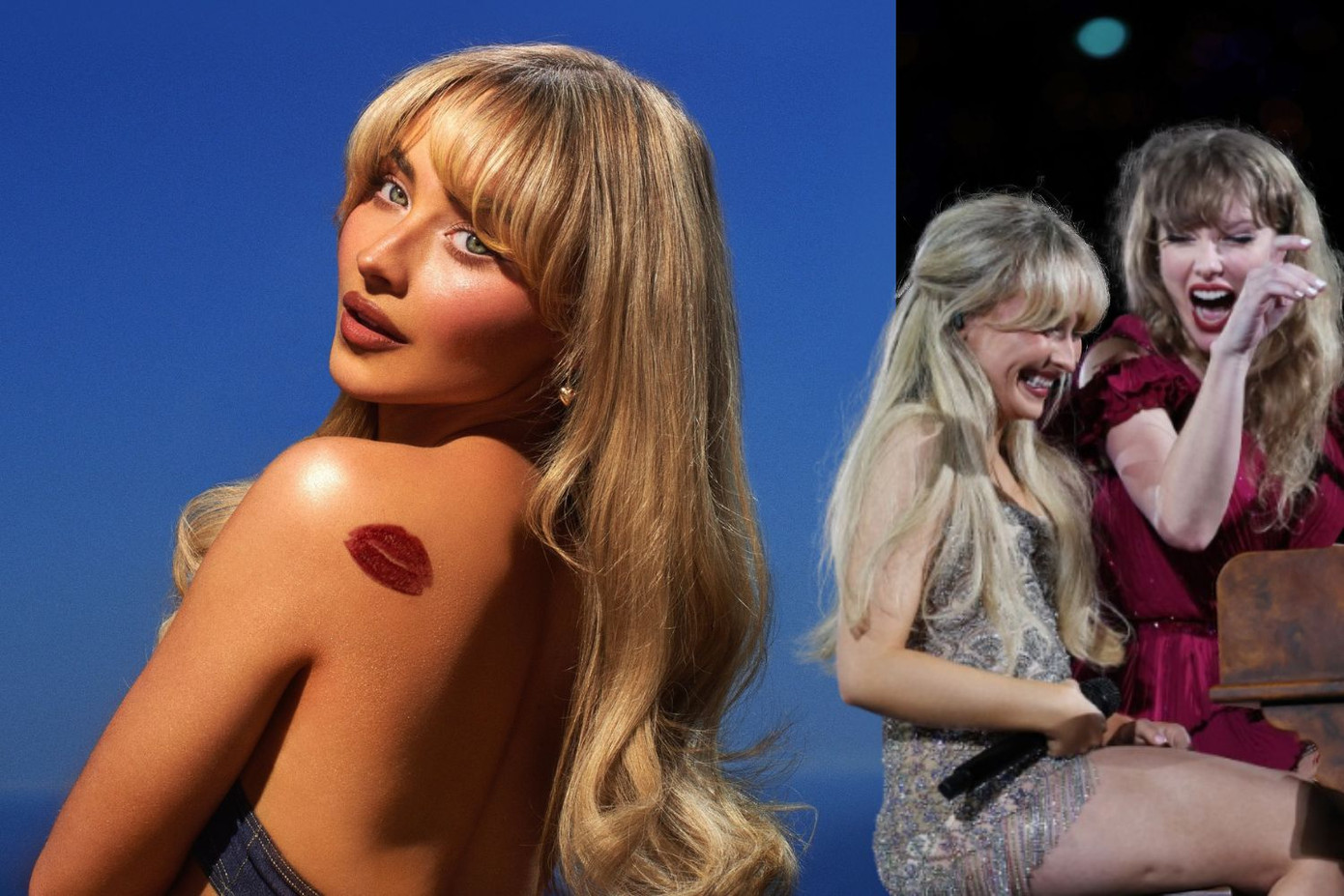 Taylor Swift được cho là nghệ sĩ góp giọng trong album mới của Sabrina. Taylor Swift được cho là nghệ sĩ góp giọng trong album mới của Sabrina.