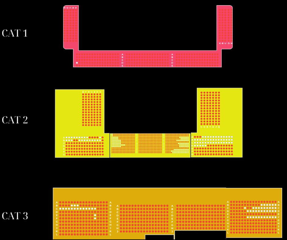 Đêm diễn đầu tiên vẫn còn một số ghế trống ở các hạng vé giá cao. Đêm diễn đầu tiên vẫn còn một số ghế trống ở các hạng vé giá cao.