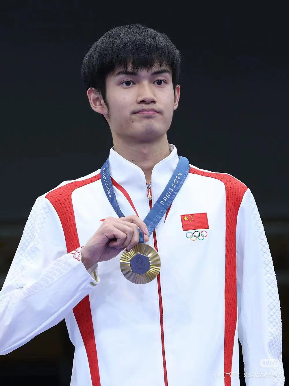 Nam vận động viên là &quot;học bá&quot; Thanh Hoa. Nguồn: Xiaohongshu