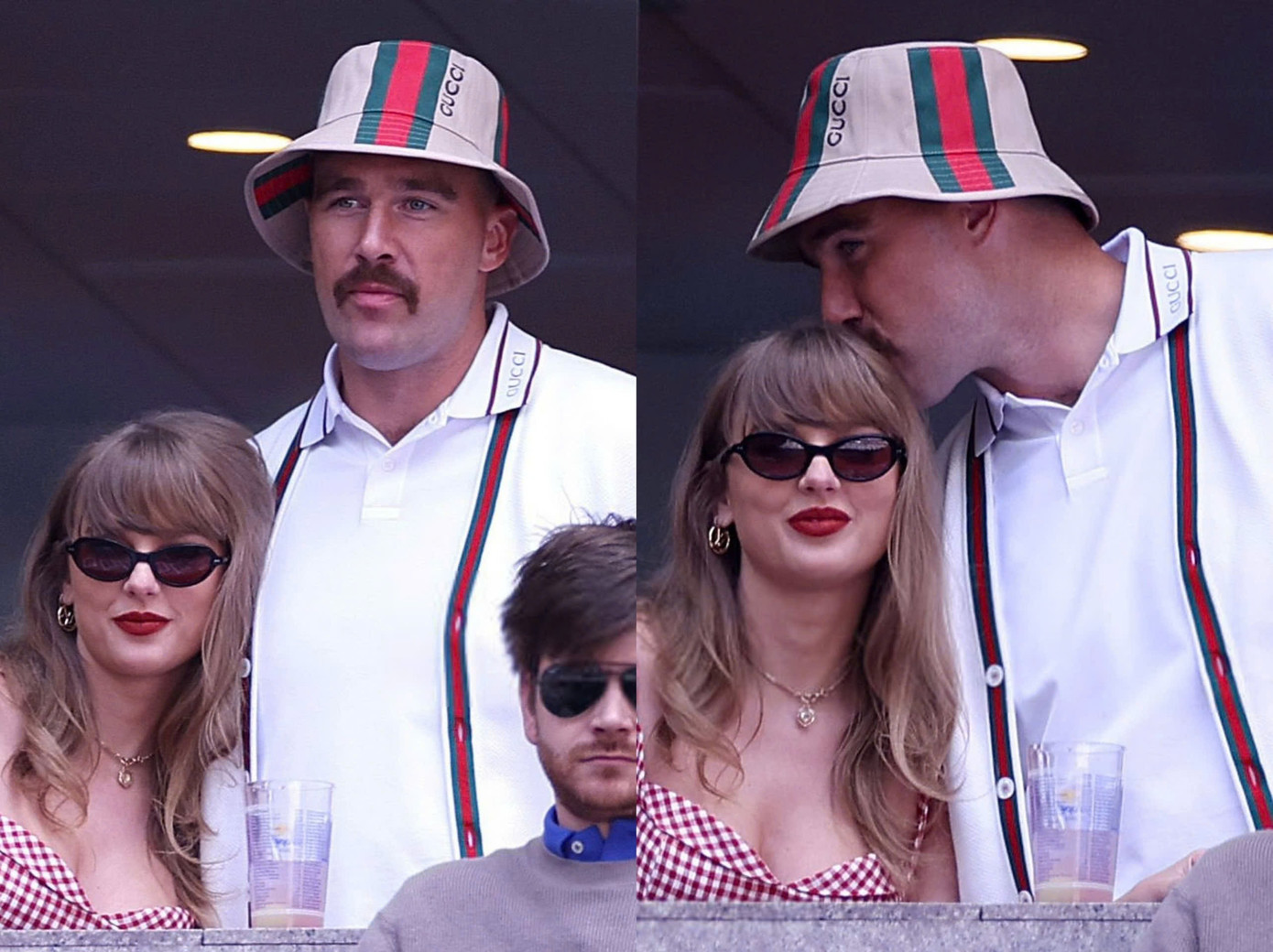 Taylor Swift và Travis Kelce tại giải quần vợt Mỹ mở rộng 2024. Taylor Swift và Travis Kelce tại giải quần vợt Mỹ mở rộng 2024.