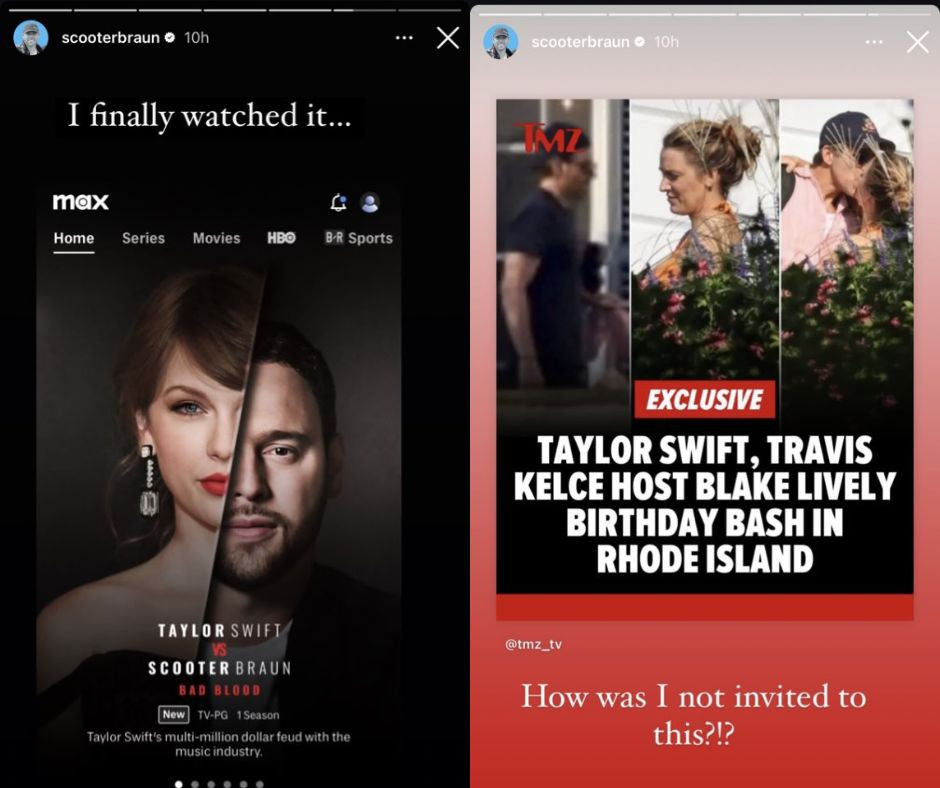 Bài đăng gây tranh cãi của Scooter Braun.