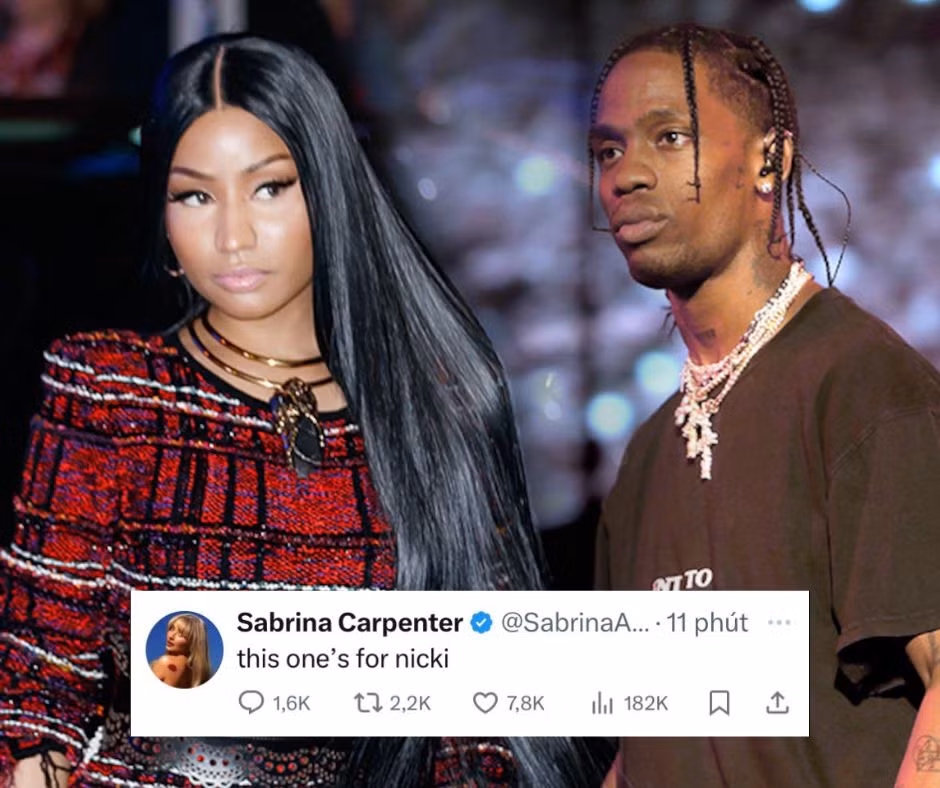 Nicki Minaj từng bị chặn bởi Travis Scott bởi cách tương tự 6 năm trước. Nicki Minaj từng bị chặn bởi Travis Scott bởi cách tương tự 6 năm trước.