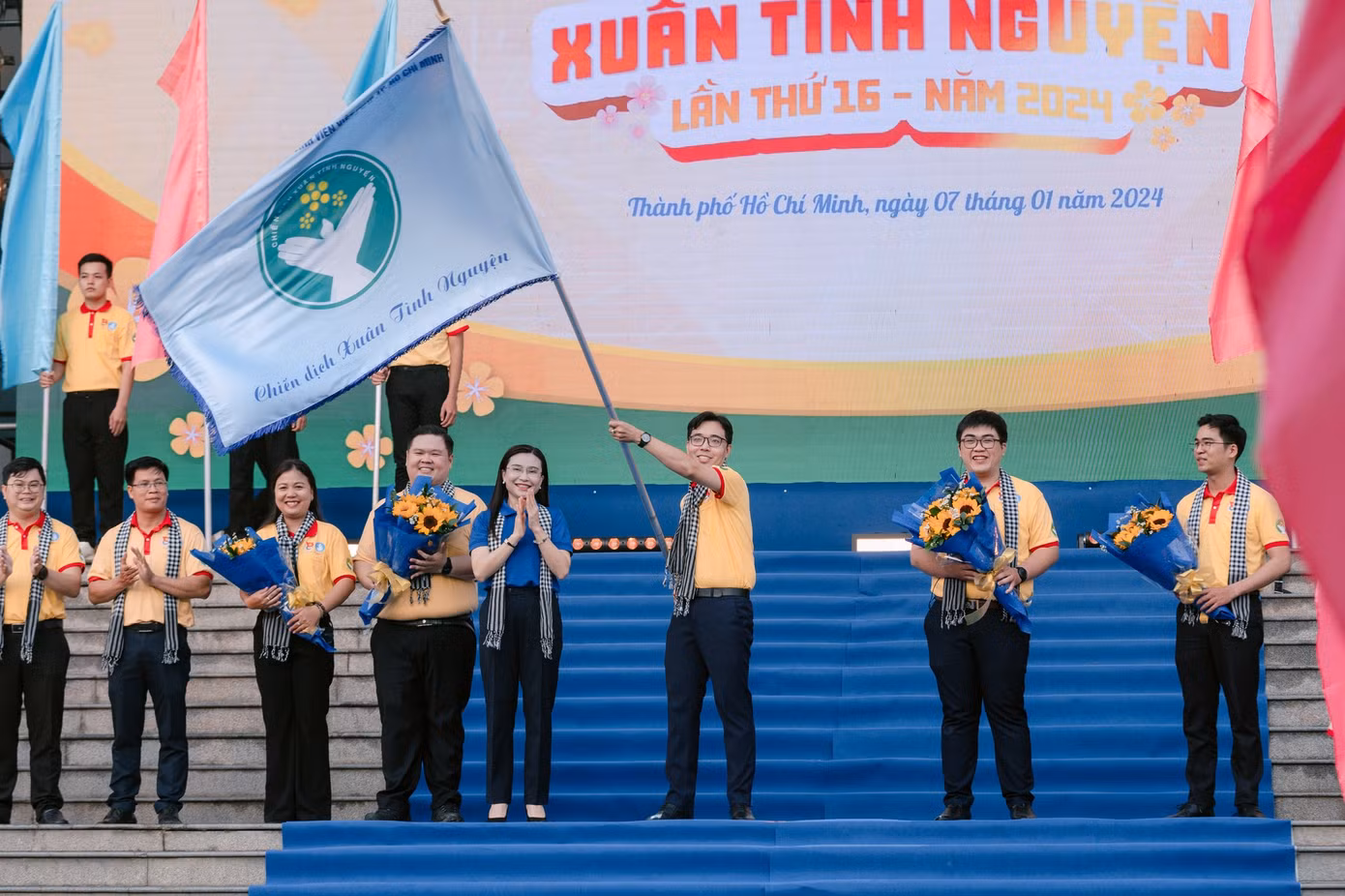 Không khí tại buổi Lễ ra quân sáng ngày 7/1/2024. Không khí tại buổi Lễ ra quân sáng ngày 7/1/2024.
