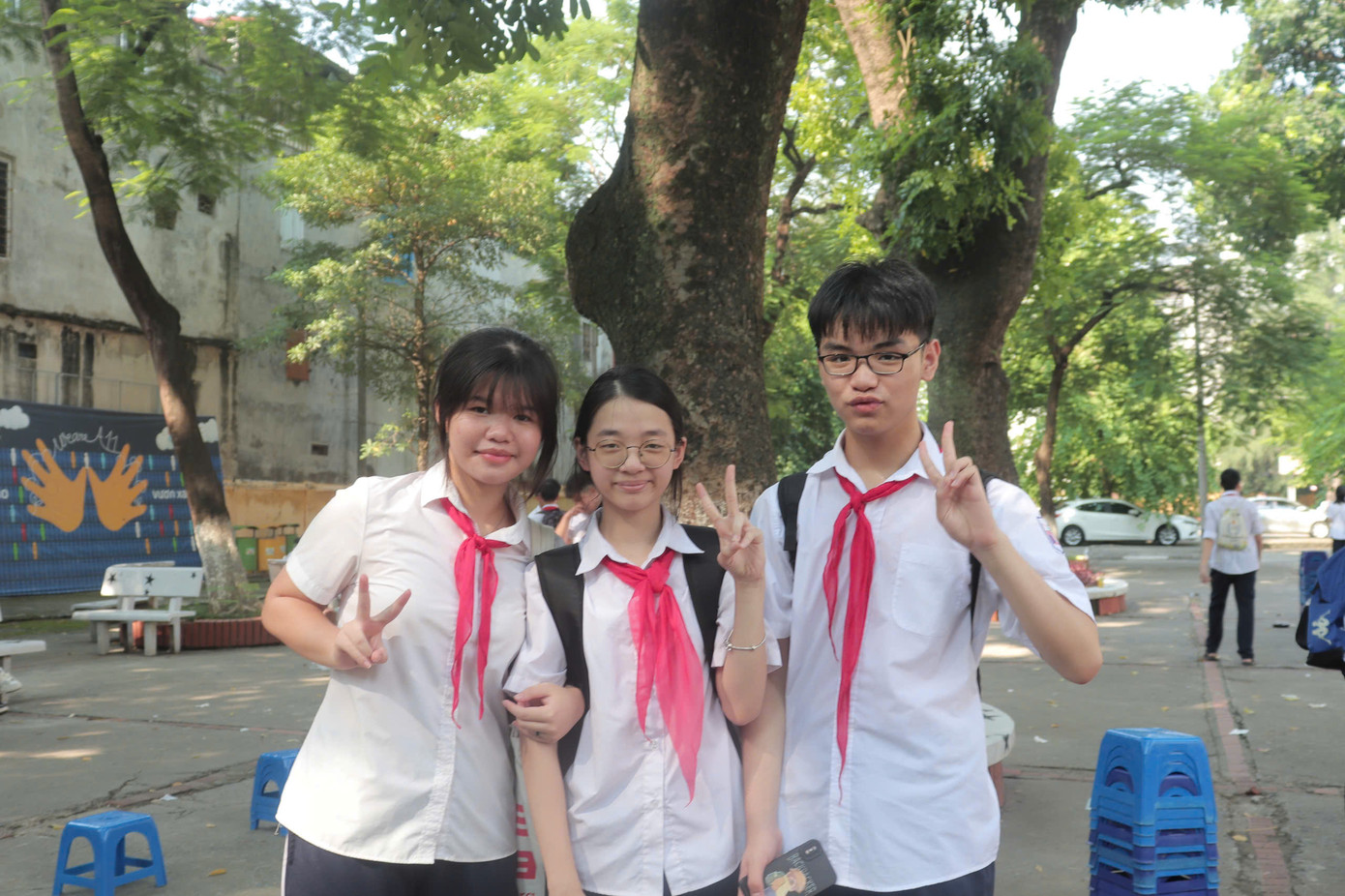 Nam Anh hy vọng có nhiều kỷ niệm đẹp với bạn bè trong năm cuối cấp. Nam Anh hy vọng có nhiều kỷ niệm đẹp với bạn bè trong năm cuối cấp.