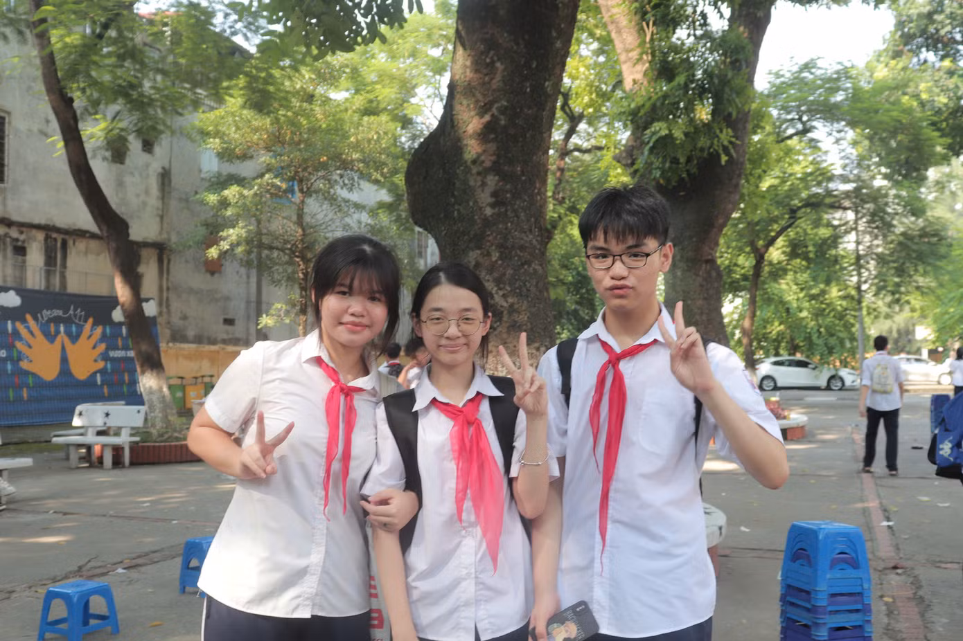 Nam Anh hy vọng có nhiều kỷ niệm đẹp với bạn bè trong năm cuối cấp.