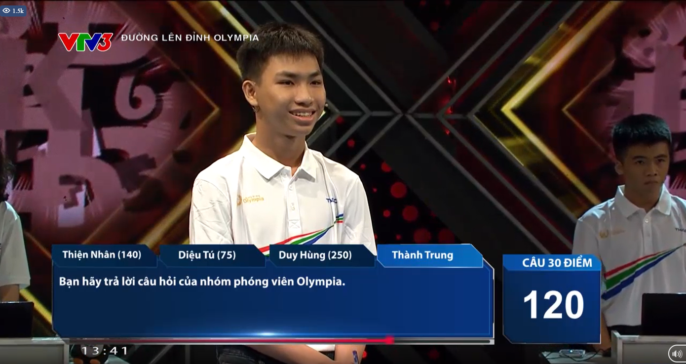 Nam sinh Đồng Nai nỗ lực đến phút cuối cùng để giành cơ hội đi tiếp.