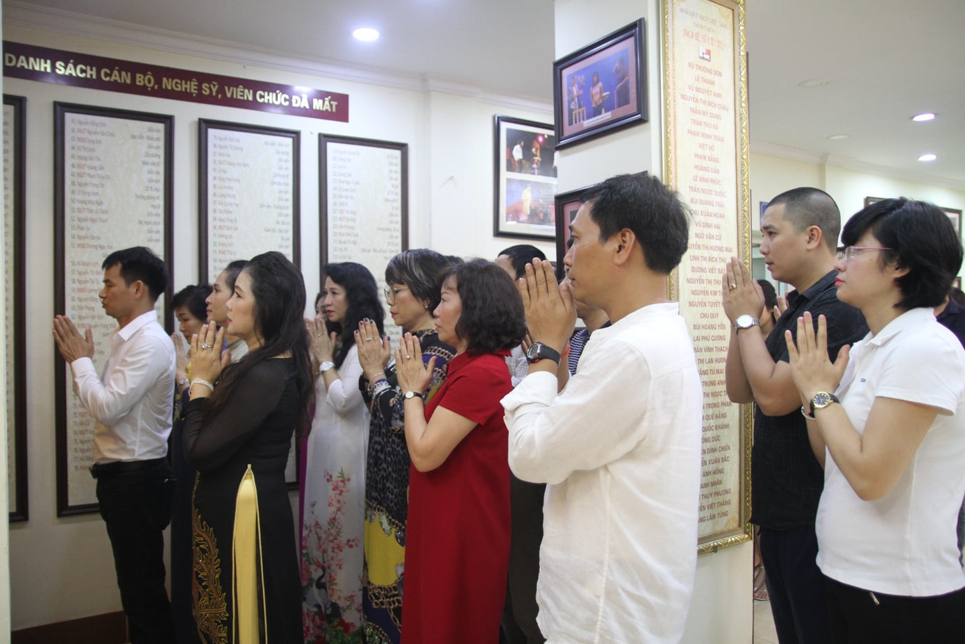 NSND Trung Anh, Xuân Bắc và các nghệ sĩ gạo cội phía Bắc giỗ tổ nghề sân khấu ảnh 8