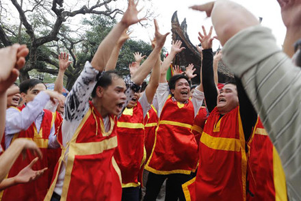 Tưng bừng lễ hội rước pháo làng Đồng Kỵ ảnh 7