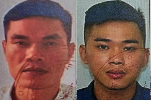 Tưởng Hữu Hạnh (trái) và Nguyễn Tuấn Danh (phải)