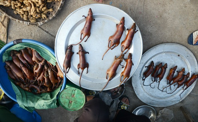 Giá bán ngoài chợ cũng khác nhau, loại to ngon 80.000 đồng/kg (khoảng 7 con), loại nhỏ hơn 60.000 đồng/kg
