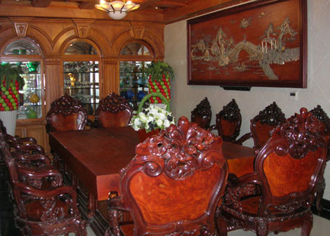  Nội thất và trang trí nhà bằng gỗ quý