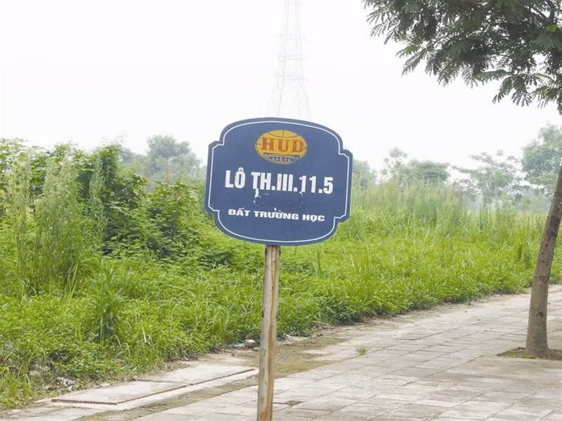 Đất bỏ hoang nhưng trẻ em không trường học - Ảnh chụp tại khu đô thị mới Pháp Vân – Tứ Hiệp (Hà Nội)