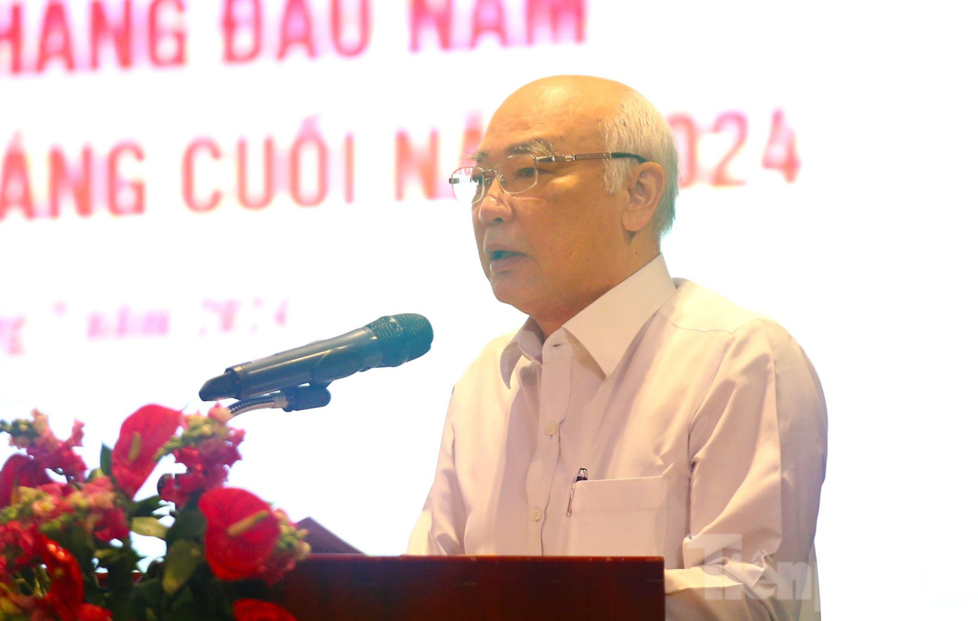 Ông Phan Nguyễn Như Khuê - Trưởng Ban Tuyên giáo Thành uỷ TPHCM - phát biểu thảo luận.