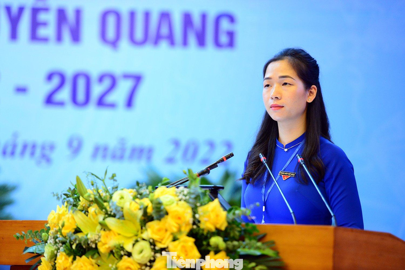 Trình bày tóm tắt Báo cáo chính trị Đại hội đại biểu Đoàn TNCS Hồ Chí Minh tỉnh Tuyên Quang lần thứ XVI, chị Dương Minh Nguyệt cho biết, với tinh thần hành động &quot;Đoàn kết - Bản lĩnh - Khát vọng - Tiên phong - Sáng tạo&quot;, Đại hội xác định xây dựng cơ sở Đoàn vững mạnh là khâu đột phá; 5 nhiệm vụ trọng tâm trong nhiệm kỳ.