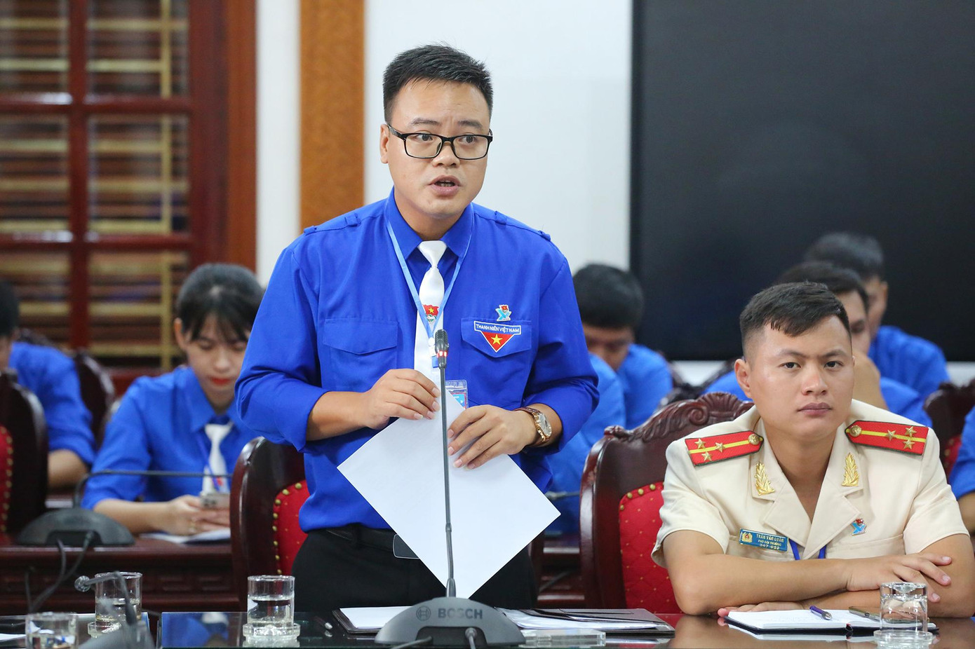 Các đại biểu đã tập trung thảo luận, đề xuất giải pháp về phương thức triển khai việc học tập và làm theo tấm gương đạo đức Hồ Chí Minh; mô hình, giải pháp phát huy bản sắc văn hóa dân tộc, chấp hành pháp luật trong thanh thiếu nhi; đồng hành hỗ trợ thanh niên trong khởi nghiệp, chuyển đổi số. Các đại biểu đã tập trung thảo luận, đề xuất giải pháp về phương thức triển khai việc học tập và làm theo tấm gương đạo đức Hồ Chí Minh; mô hình, giải pháp phát huy bản sắc văn hóa dân tộc, chấp hành pháp luật trong thanh thiếu nhi; đồng hành hỗ trợ thanh niên trong khởi nghiệp, chuyển đổi số.