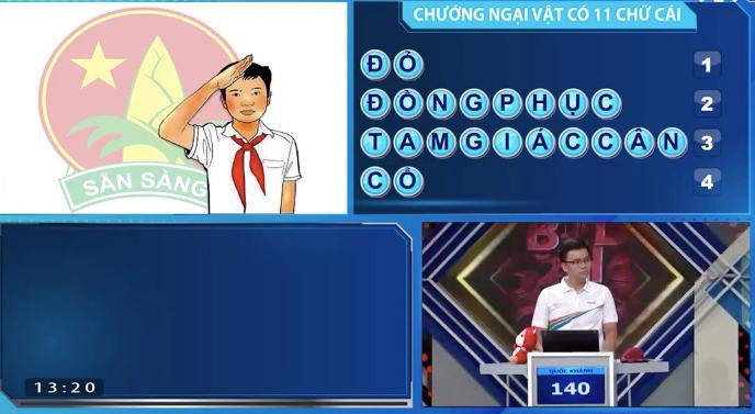 Quốc Khánh đã giải được ẩn số vượt chướng ngại vật