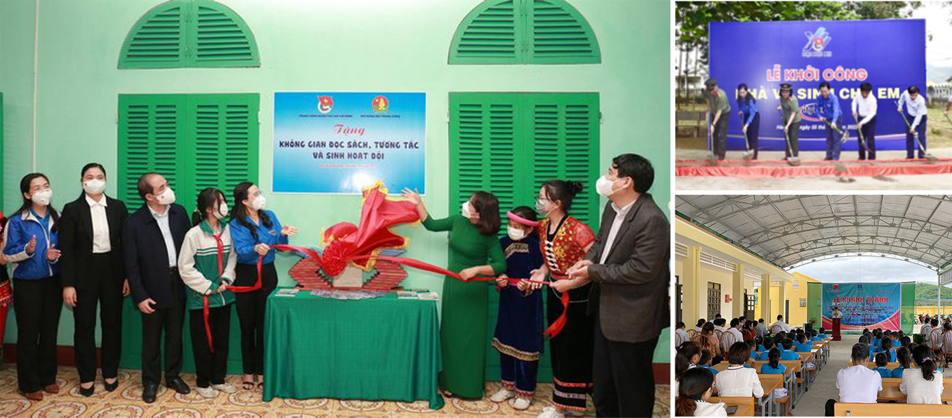 Công trình Vì đàn em thân yêu được triển khai tới100% đội viên, thiếu nhi tại các liên đội trên địa bàn tỉnh Tuyên Quang. Ảnh: TĐTQ. Công trình Vì đàn em thân yêu được triển khai tới100% đội viên, thiếu nhi tại các liên đội trên địa bàn tỉnh Tuyên Quang. Ảnh: TĐTQ.