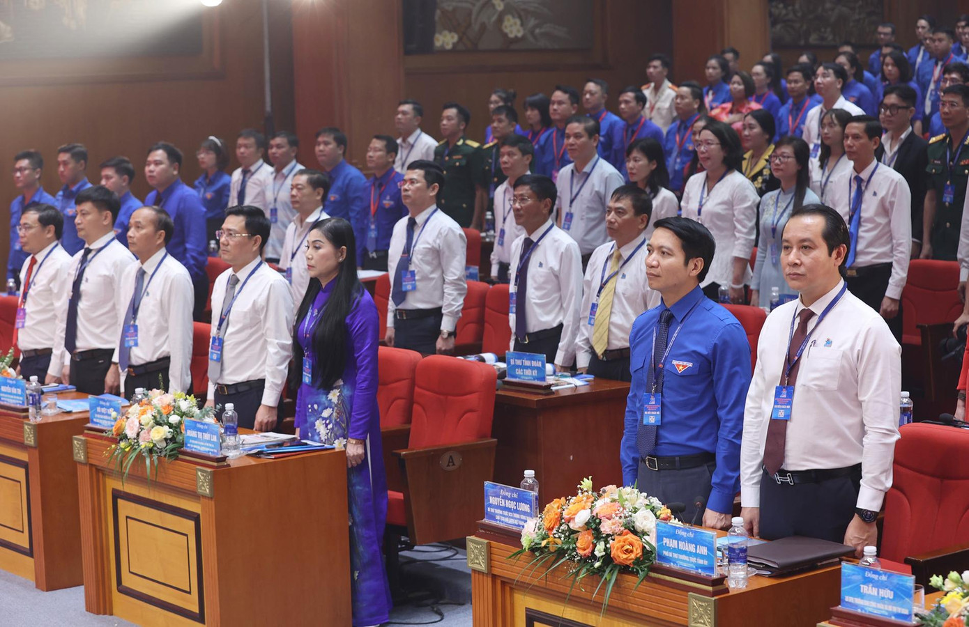 Tới dự có bà Hoàng Thị Thúy Lan - Ủy viên Trung ương Đảng, Bí thư Tỉnh ủy Vĩnh Phúc; anh Nguyễn Ngọc Lương - Bí thư thường trực Trung ương Đoàn, Chủ tịch Hội Liên hiệp Thanh niên Việt Nam.
