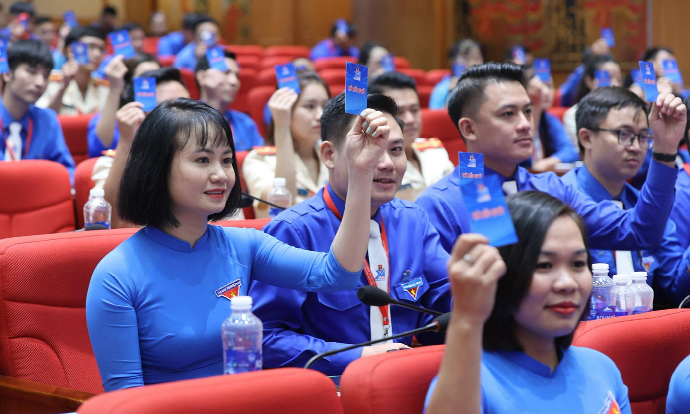 Tại phiên trọng thể, Đại hội đã thông qua nội dung liên quan đến bầu đoàn đại biểu tham dự Đại hội đại biểu Đoàn TNCS Hồ Chí Minh toàn quốc lần thứ XII.