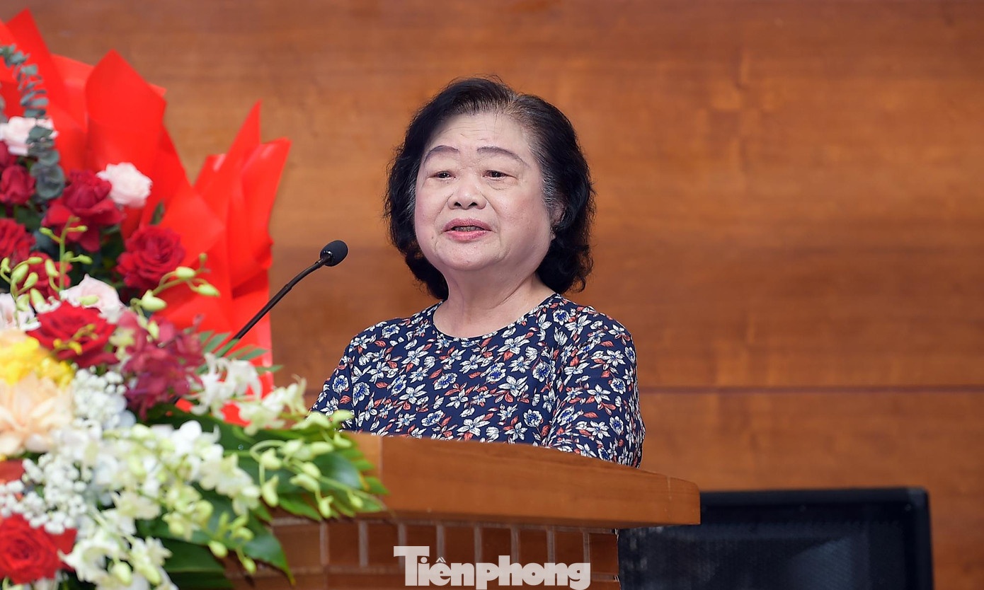 Bà Trương Mỹ Hoa phát biểu tại chương trình. Ảnh: Xuân Tùng