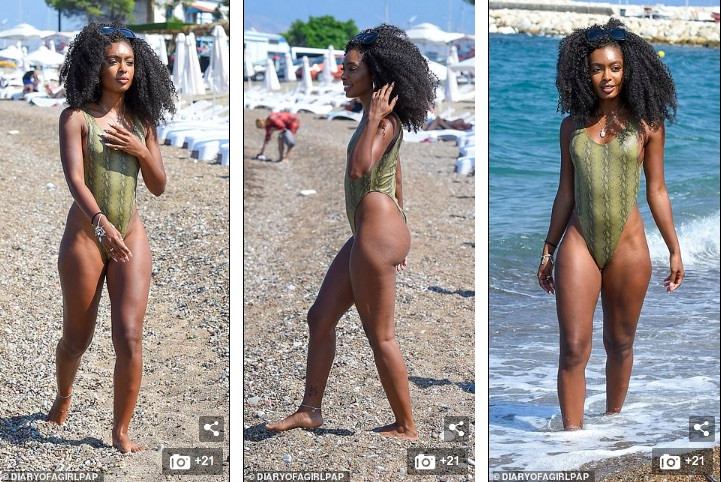 Sao truyền hình 9x Anh quốc gợi cảm đầy hoang dại với áo tắm ảnh 1