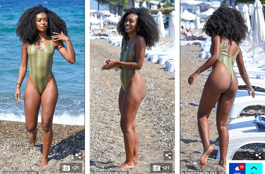 Sao truyền hình 9x Anh quốc gợi cảm đầy hoang dại với áo tắm ảnh 3