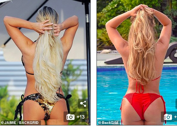 Mỹ nhân ngực 'siêu khủng' gợi cảm 'nảy lửa' với bikini bé xíu ảnh 6