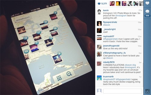 Trong khi đó, các nhân viên khác vẫn đang làm việc chăm chỉ để tung ra Instagram 3.0 giữa tháng 8.2012.