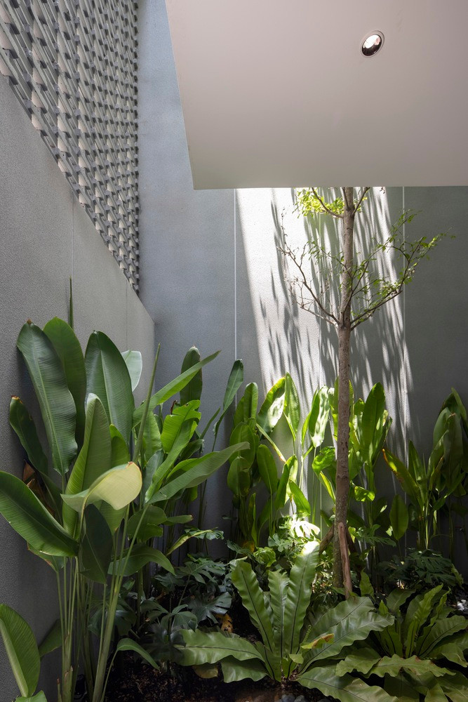 Các khoảng trống được mở rộng khắp các tầng khác nhau để tạo cảm giác rộng rãi, thoáng mát hơn.