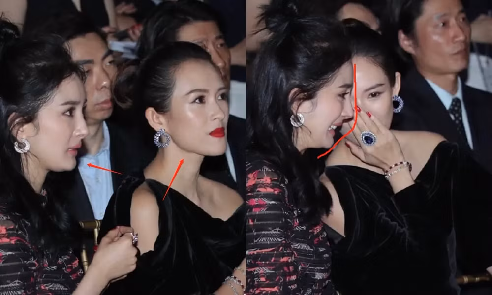Khi chụp cùng Chương Tử Di, vốn được đánh giá là ngôi sao có "xương mặt", góc nghiêng đẹp bậc nhất giới giải trí, Dương Mịch càng lộ ra khuyết điểm. Khi chụp cùng Chương Tử Di, vốn được đánh giá là ngôi sao có "xương mặt", góc nghiêng đẹp bậc nhất giới giải trí, Dương Mịch càng lộ ra khuyết điểm.