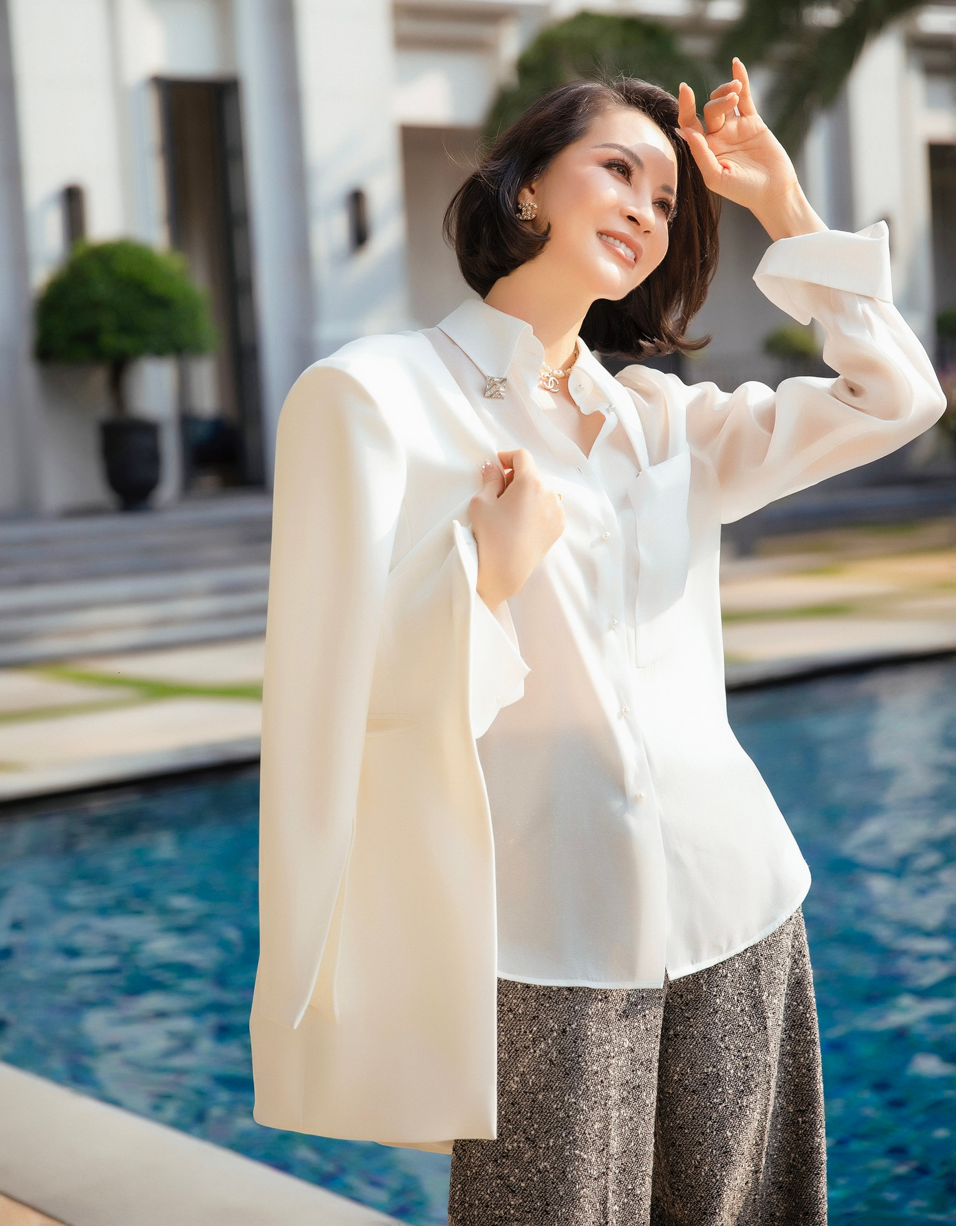 "Nữ hoàng ảnh lịch" một thời có phong cách trẻ trung, sang trọng. "Nữ hoàng ảnh lịch" một thời có phong cách trẻ trung, sang trọng.