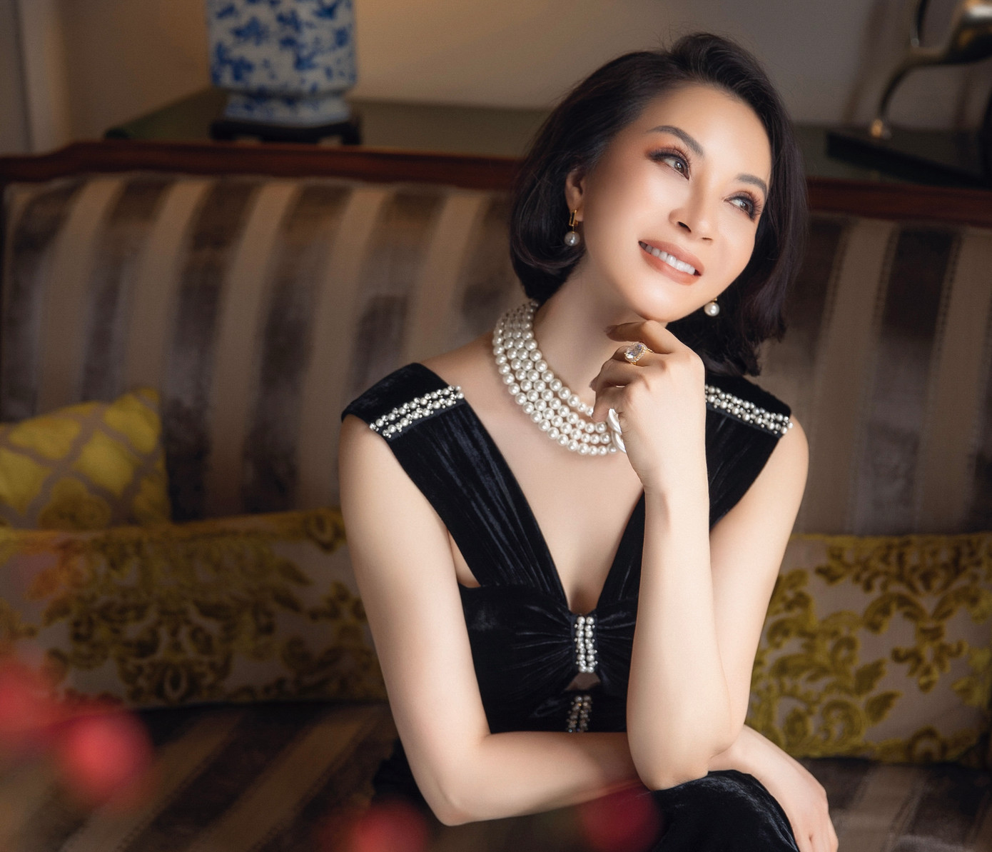 "Nữ hoàng ảnh lịch" một thời có phong cách trẻ trung, sang trọng. "Nữ hoàng ảnh lịch" một thời có phong cách trẻ trung, sang trọng.