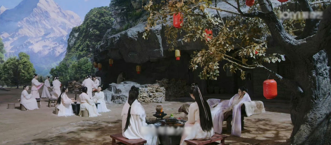 Một cảnh quay khác tại dược cốc - nơi nữ chính Tiết Tử Dạ sống.