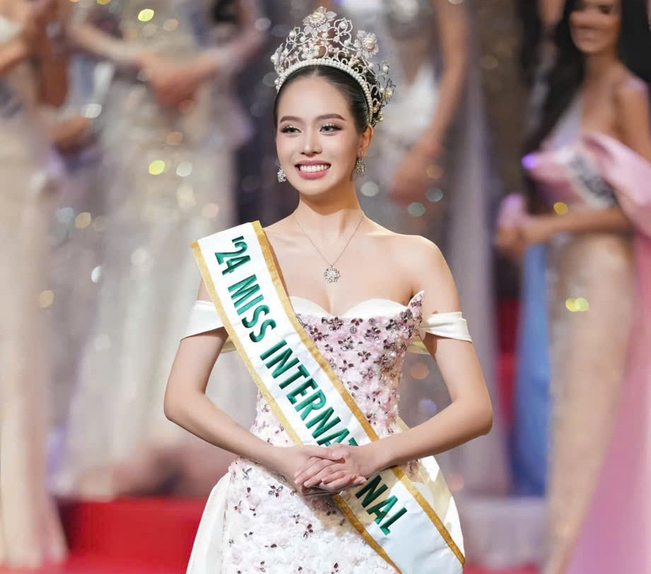 Hoa hậu Việt Nam 2022 Huỳnh Thị Thanh Thủy trở thành Hoa hậu Quốc tế 2024 (Miss International 2024). Hoa hậu Việt Nam 2022 Huỳnh Thị Thanh Thủy trở thành Hoa hậu Quốc tế 2024 (Miss International 2024).