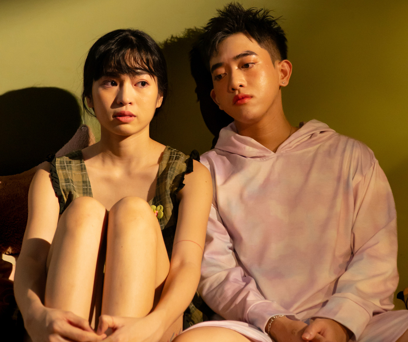 Cặp bạn cùng phòng Tiên và Panda. Cặp bạn cùng phòng Tiên và Panda.