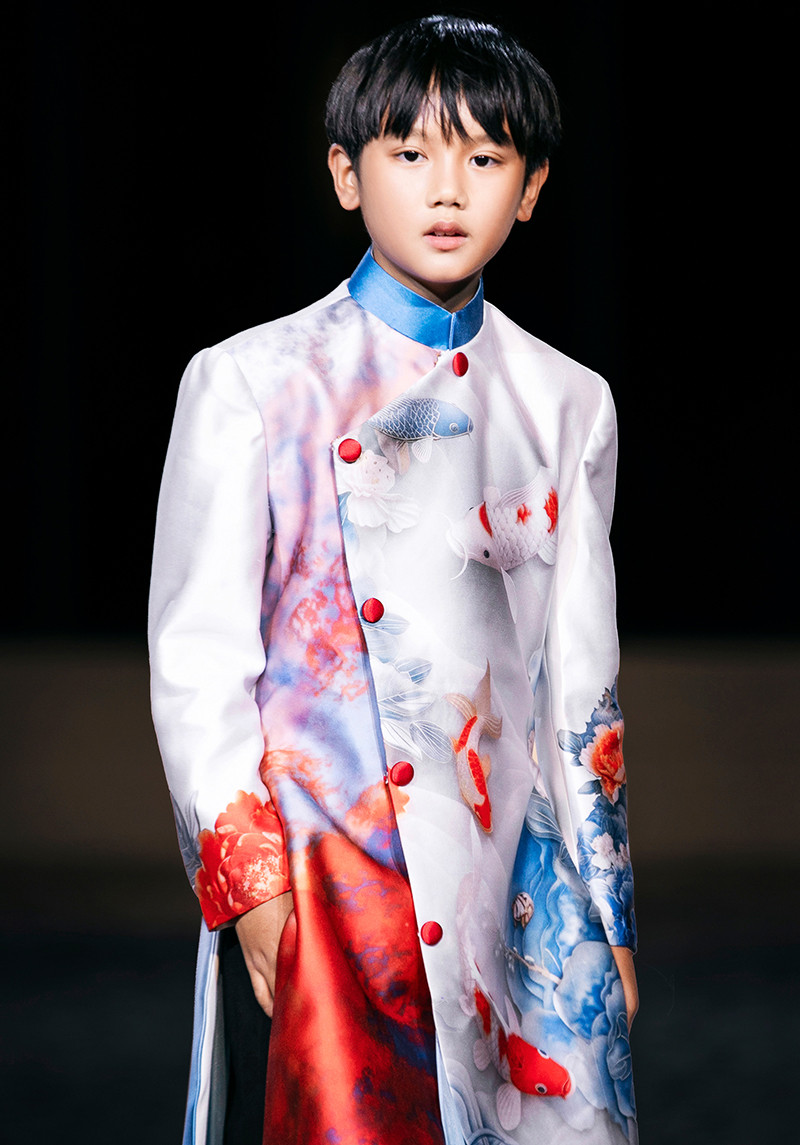 Bảo Phương cho biết cậu rất run khi bước trên sàn diễn nhưng đã cố gắng hoàn thành trọng trách được giao.