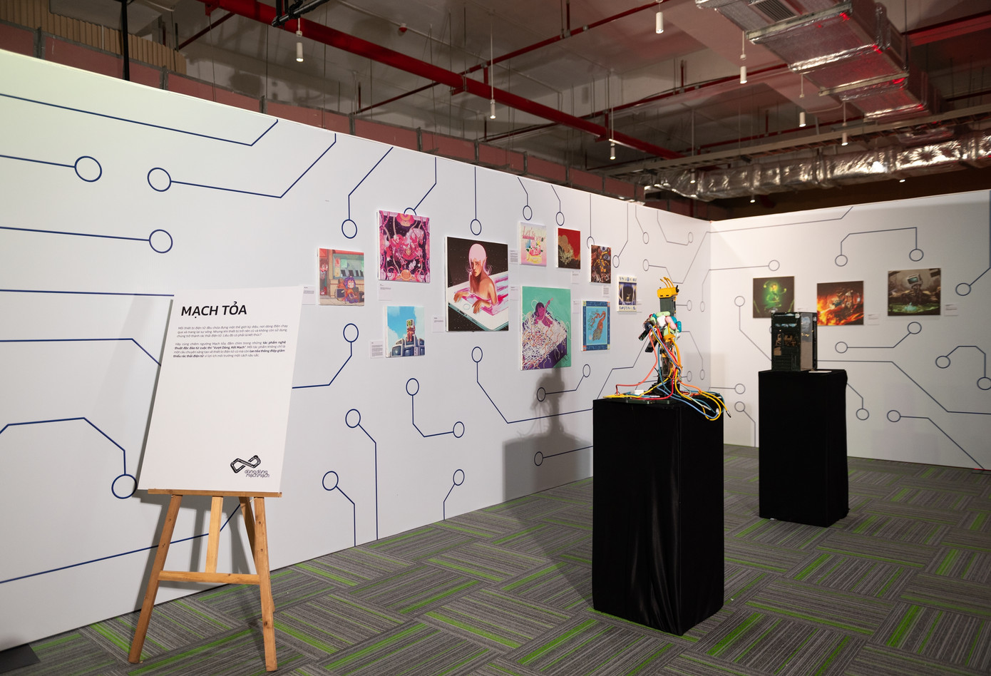 Khu vực Mạch lan tỏa cũng có nhiều nội dung thú vị.