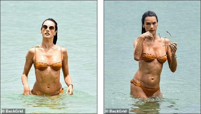 Được biết, Alessandra đến Brazil cùng hai con Anja và Noah, cũng như bạn trai mới Richard Lee.