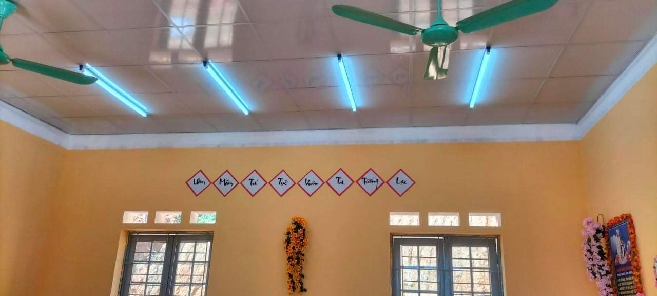 Hệ thống chiếu sáng được thiết lập Hệ thống chiếu sáng được thiết lập