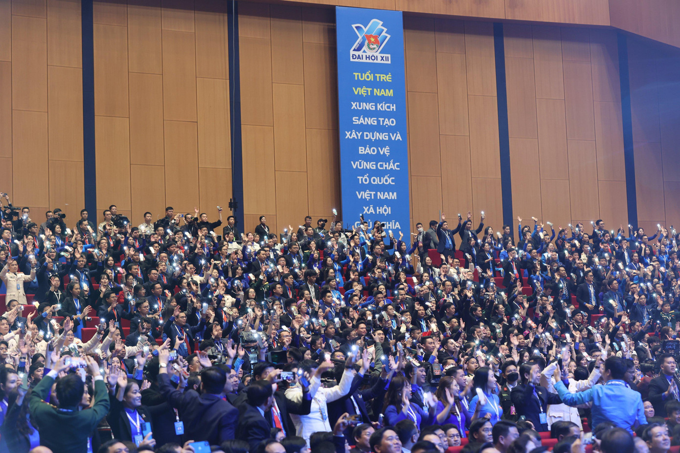 Các đại biểu tạo nên khoảnh khắc ấn tượng tại đại hội