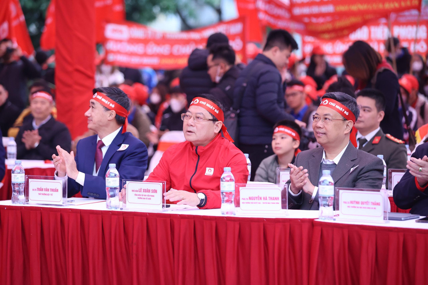 Các đại biểu dự ngày hội chính Chủ nhật Đỏ lần thứ XV - năm 2022