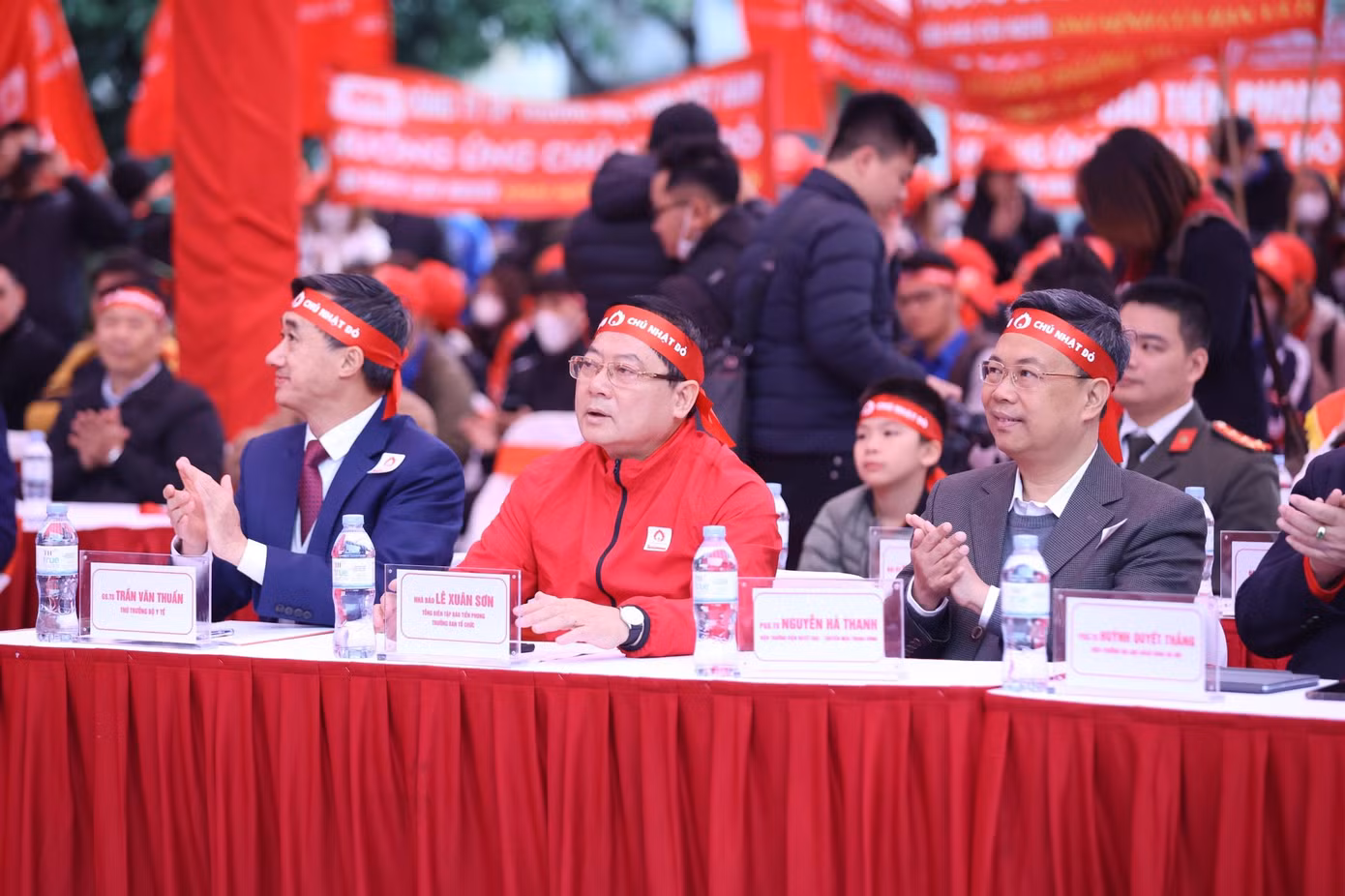 Các đại biểu dự ngày hội chính Chủ nhật Đỏ lần thứ XV - năm 2022