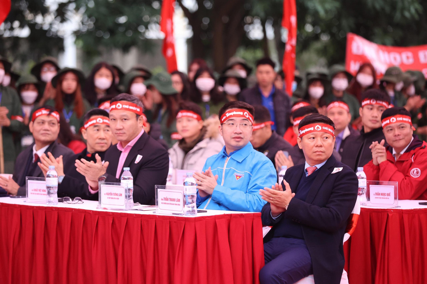 Các đại biểu dự ngày hội chính Chủ nhật Đỏ lần thứ XV - năm 2022