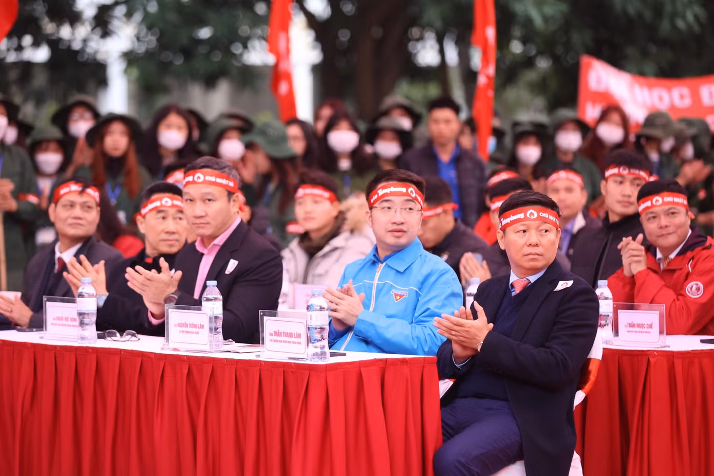 Các đại biểu dự ngày hội chính Chủ nhật Đỏ lần thứ XV - năm 2022