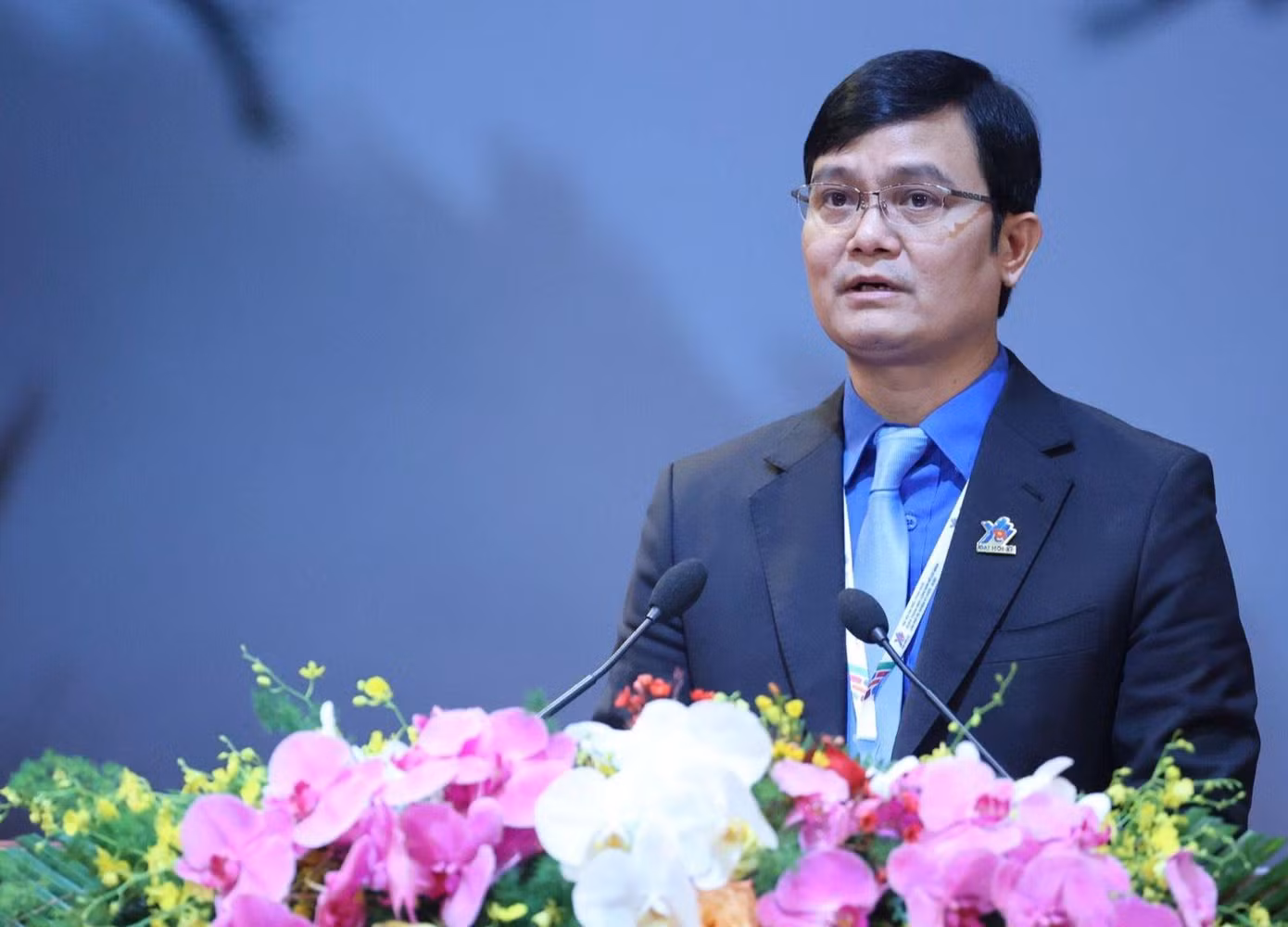 Anh Bùi Quang Huy phát biểu bế mạc Đại hội. Ảnh: Như Ý