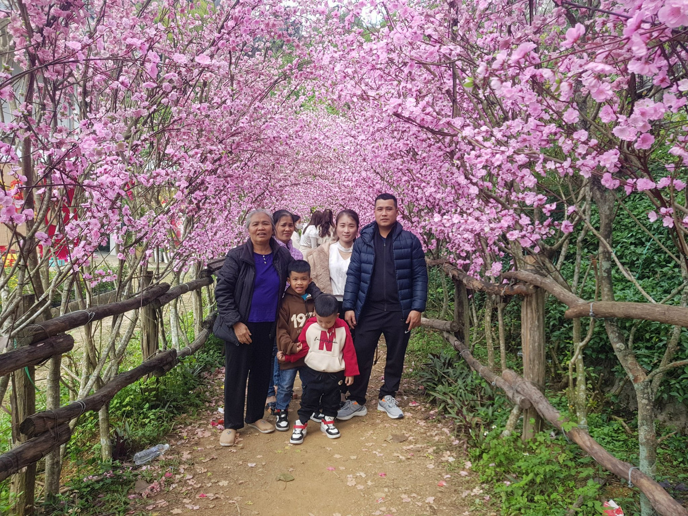 Nhiều gia đình đã lựa chọn đến các điểm danh thắng để vui chơi, nghỉ ngơi trong ngày mùng 1 Tết.